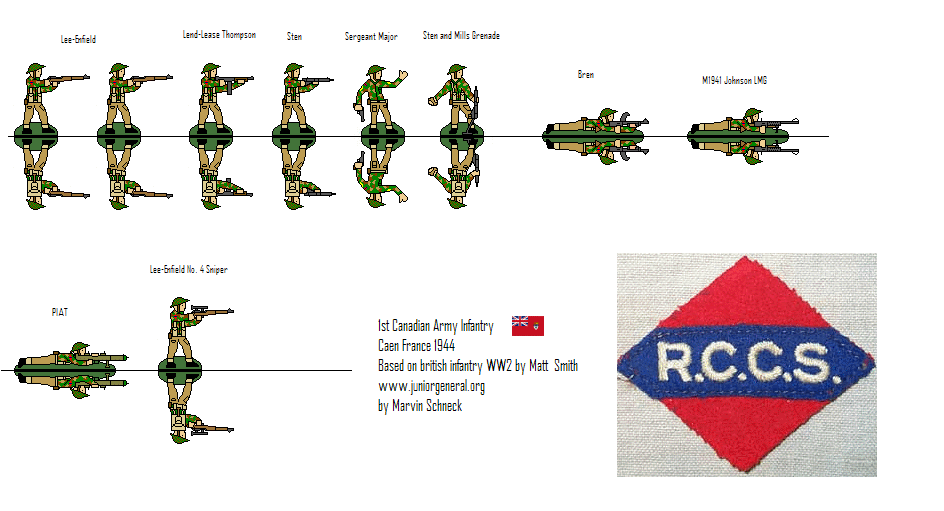 1st Canadian Army Infantry