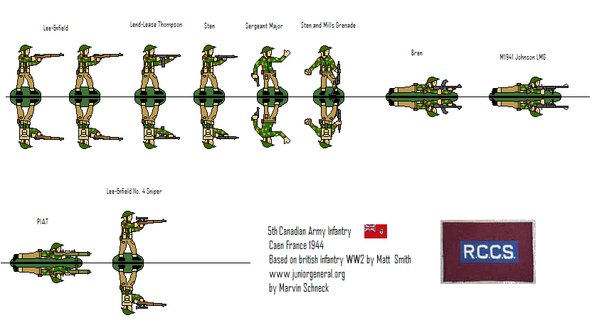 5th Canadian Army Infantry