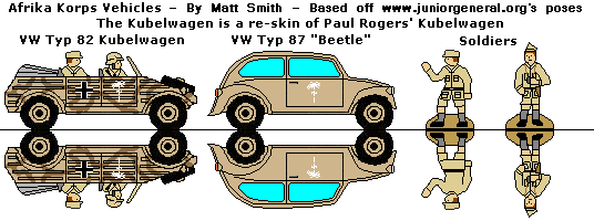 Vehicles Afrika Korps (Desert)