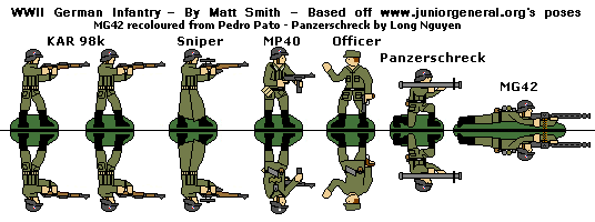 WWII German Infantry
