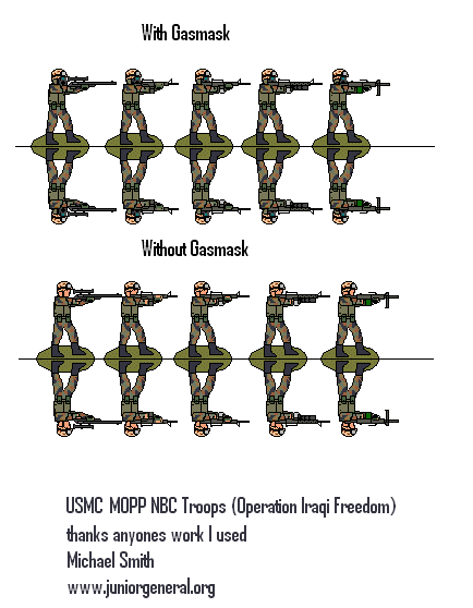 USMC MOPP NBC Troops