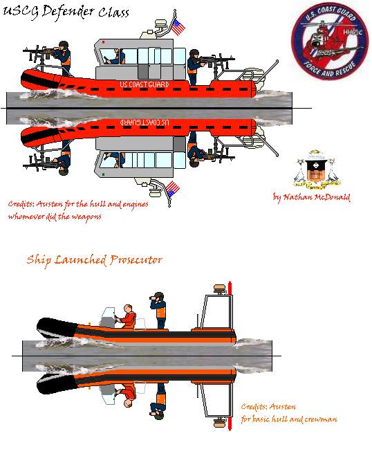 USCG Defender and Prosecutor