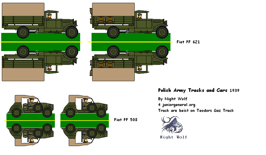 Polish Army Tracks and Cars 1939