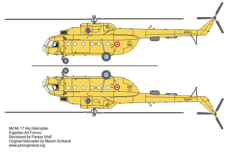 Mil MI-17 HIP Egyptian Air Force