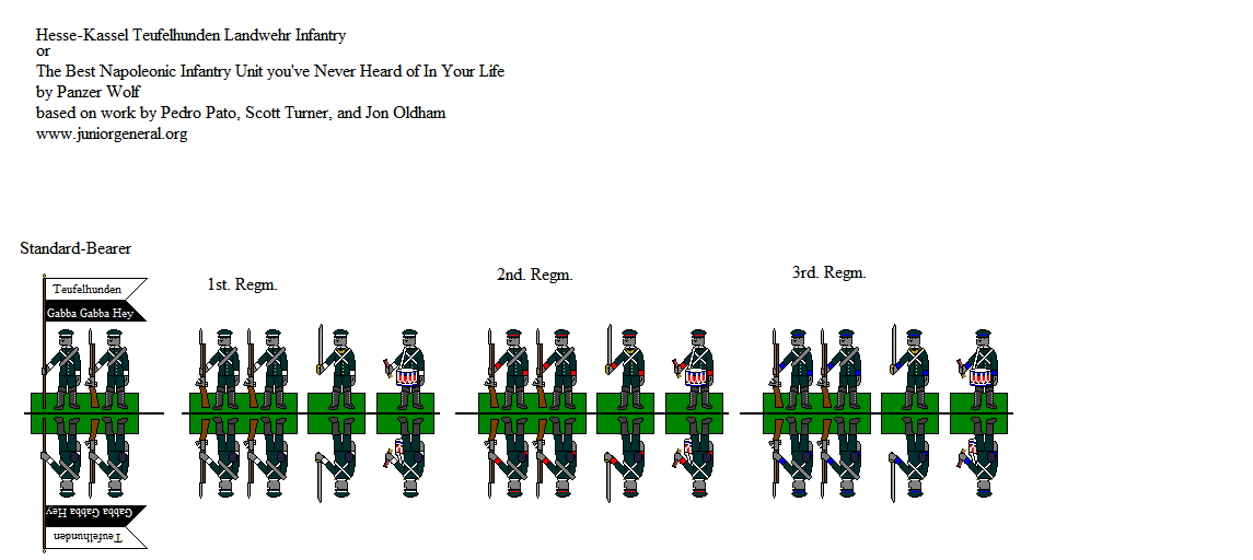 Hesse-Kassel Teufelhunden Landwehr Infantry
