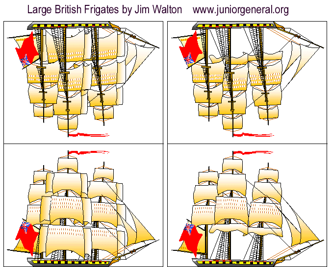 Large Frigate (white)