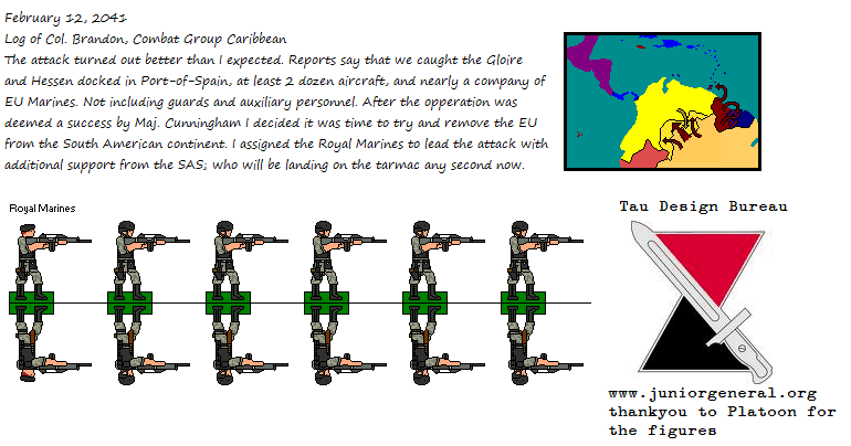 UK in South America Troops 1