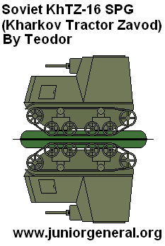 Soviet KhTz-16 SPG
