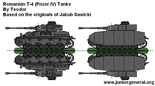 Romanian T-4 Panzer IV Tanks