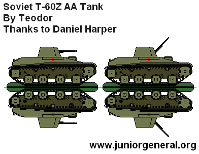 Soviet T-60z AA Tank