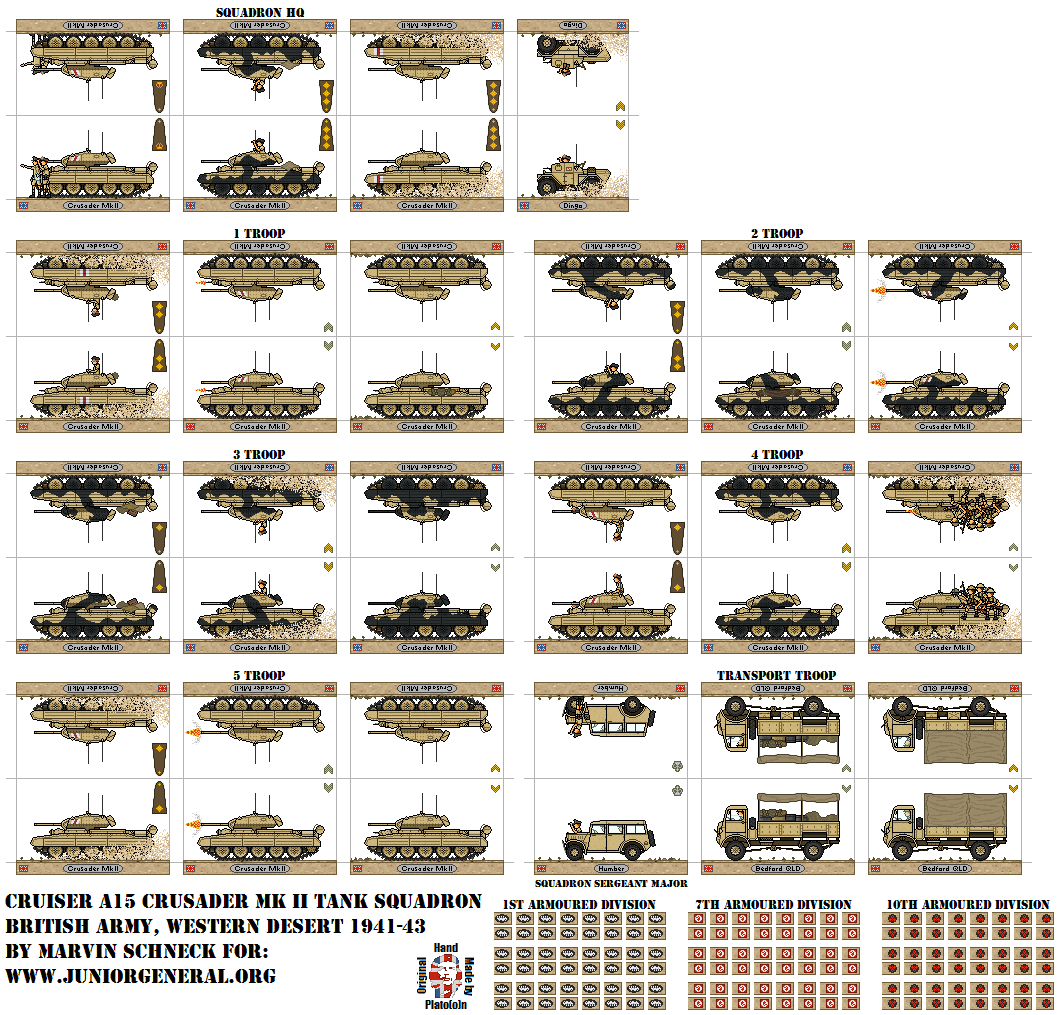 British A15 Crusader Mk II Tank Squadron