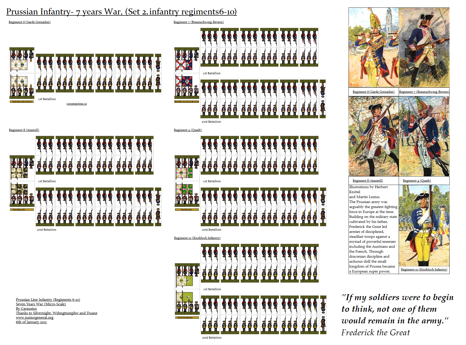 Prussian Infantry (Micro-Scale)