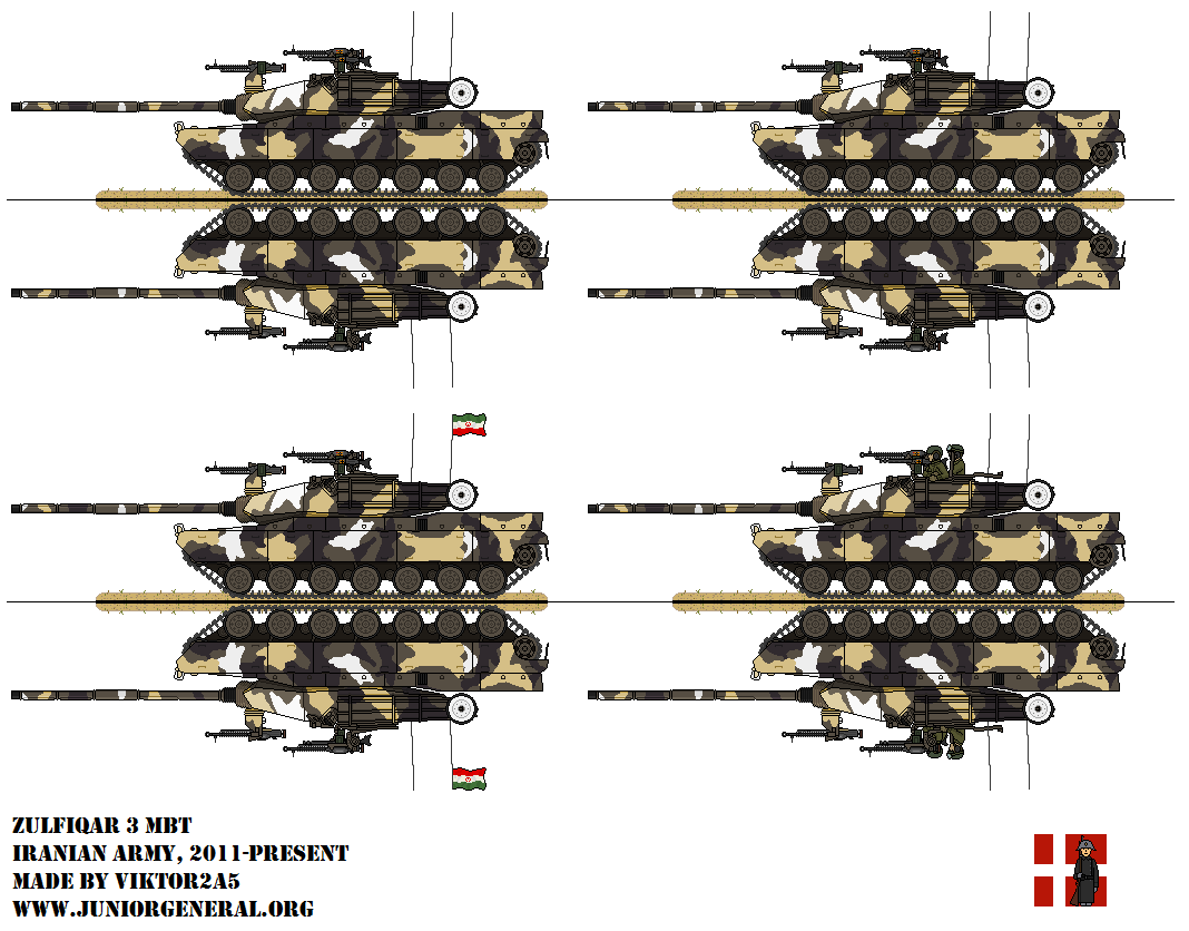 Iranian Zulfiqar 3 Tank