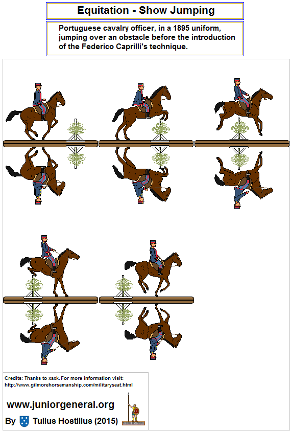 Portuguese Cavalry Show Jumping