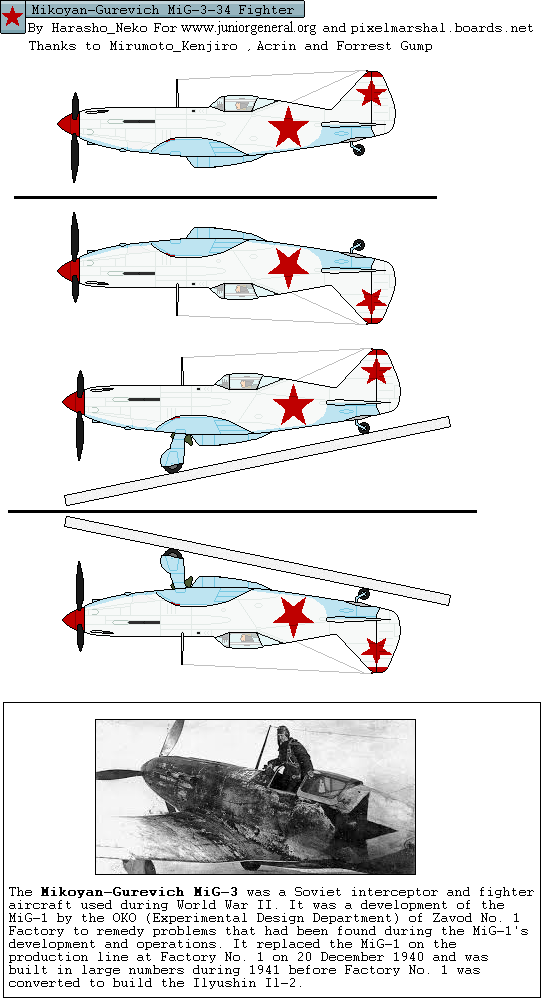 Mikoyan Gurevich MiG-3-34