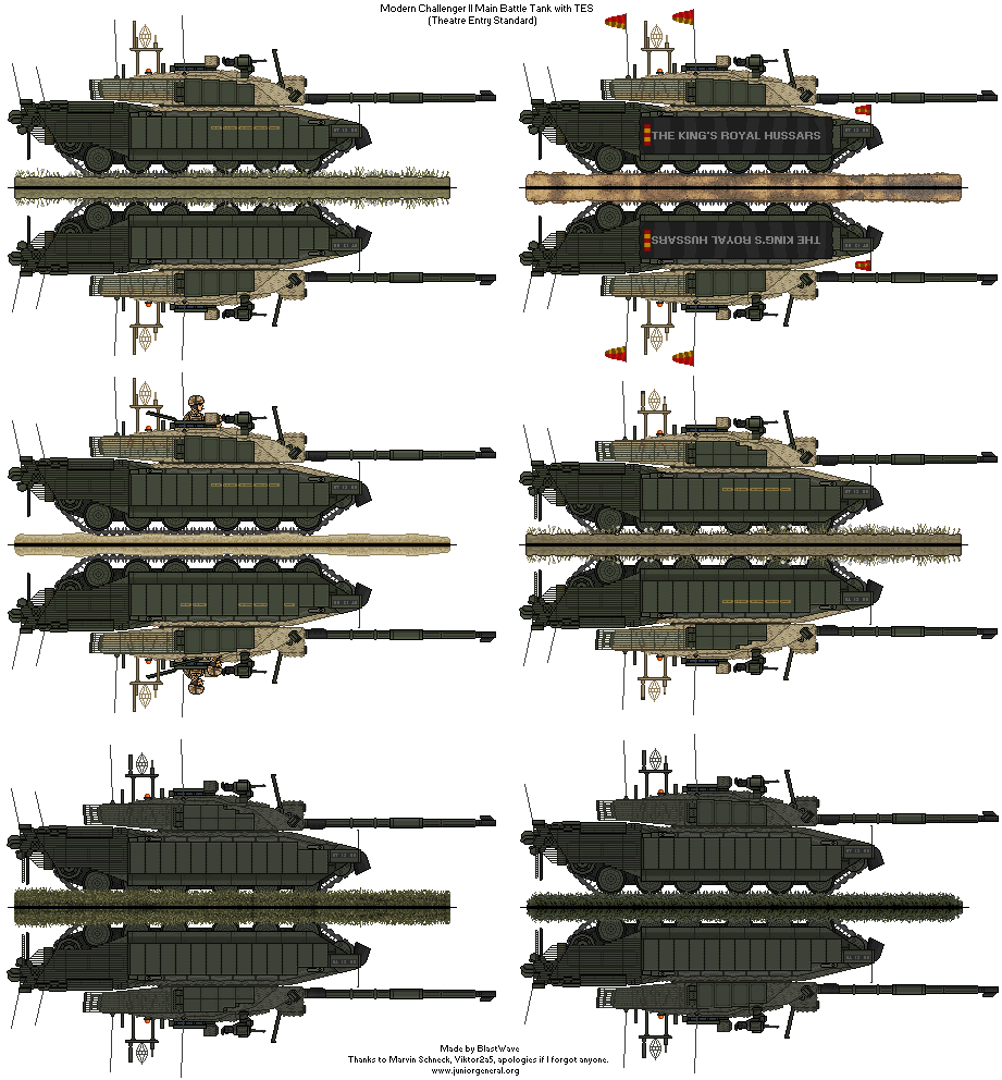 British Challenger II Tank