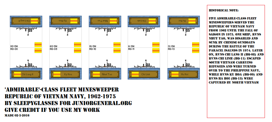 Vietnamese Minesweepers