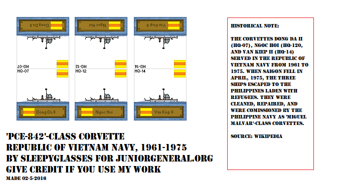 Vietnamese Corvettes