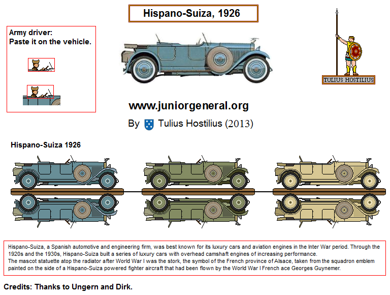 Hispano-Suiza 1926 Automobile