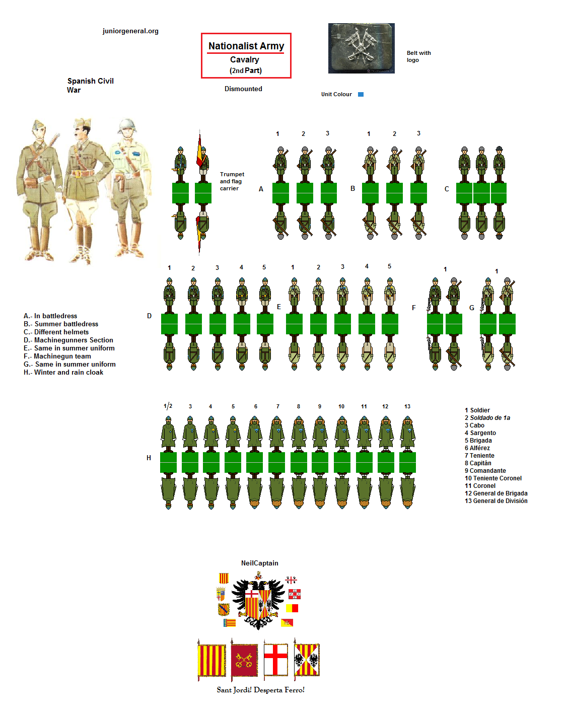 Nationalist Cavalry (Dismounted)