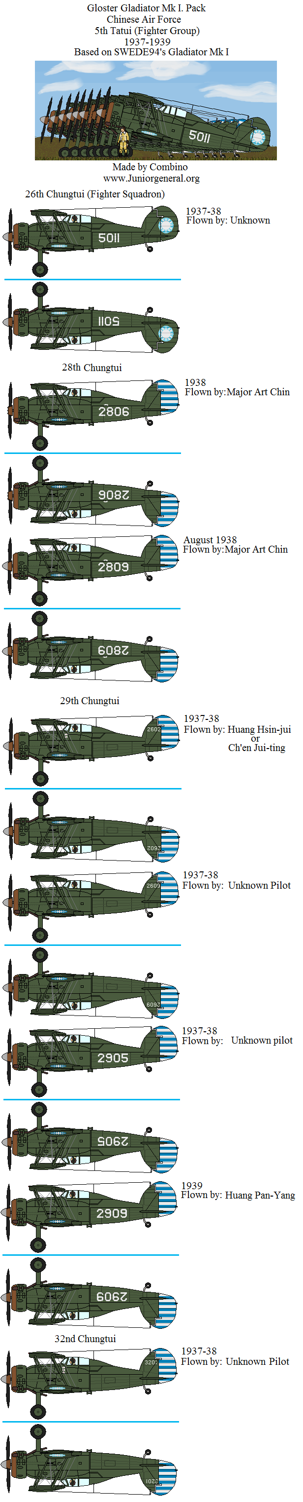 Chinese Gloster Gladiator Mk I
