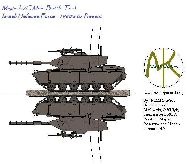 Israeli Magach 7C Tank