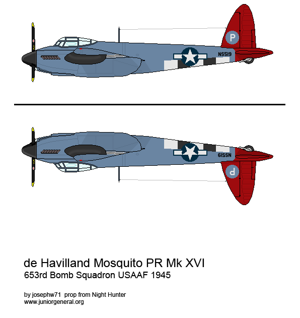 de Haviland Mosquito PR Mk XVI