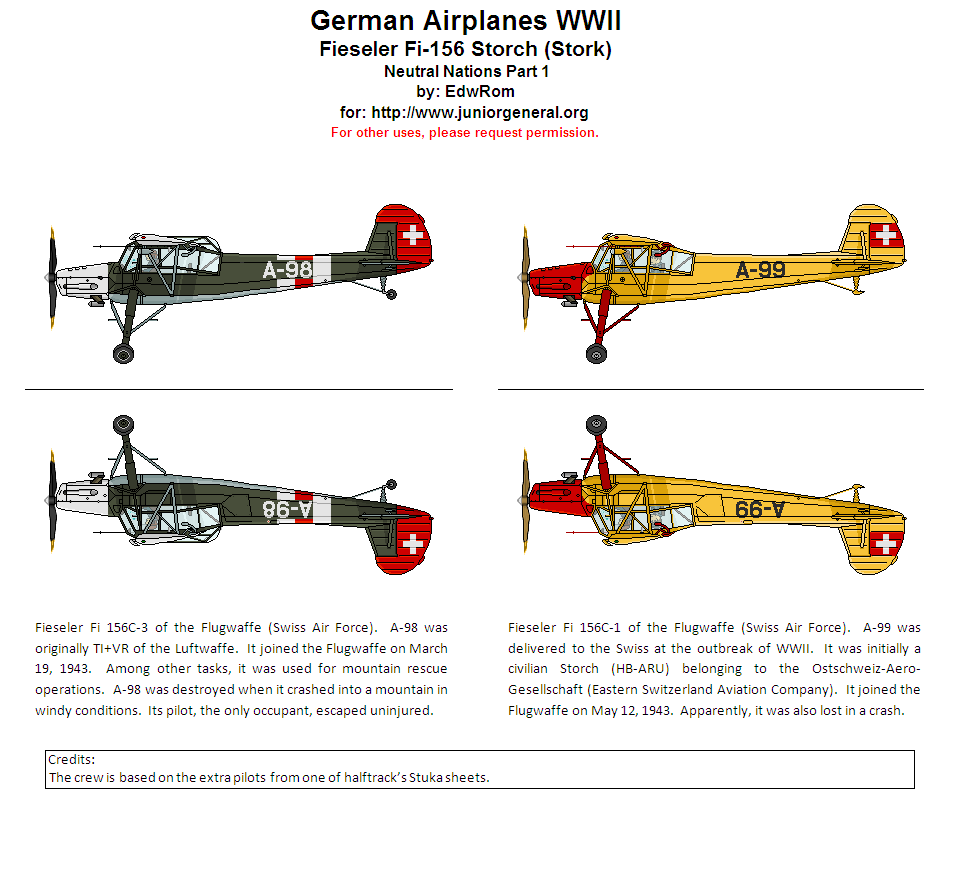 Swiss Fieseler Fi-156 Storch