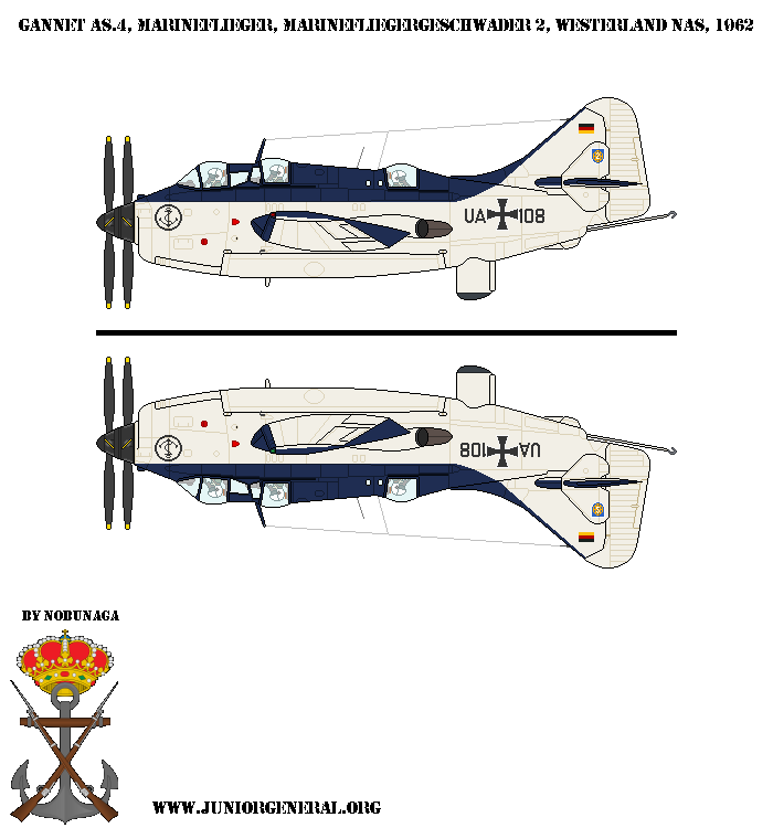 German Navy Gannet AS4 Aircraft