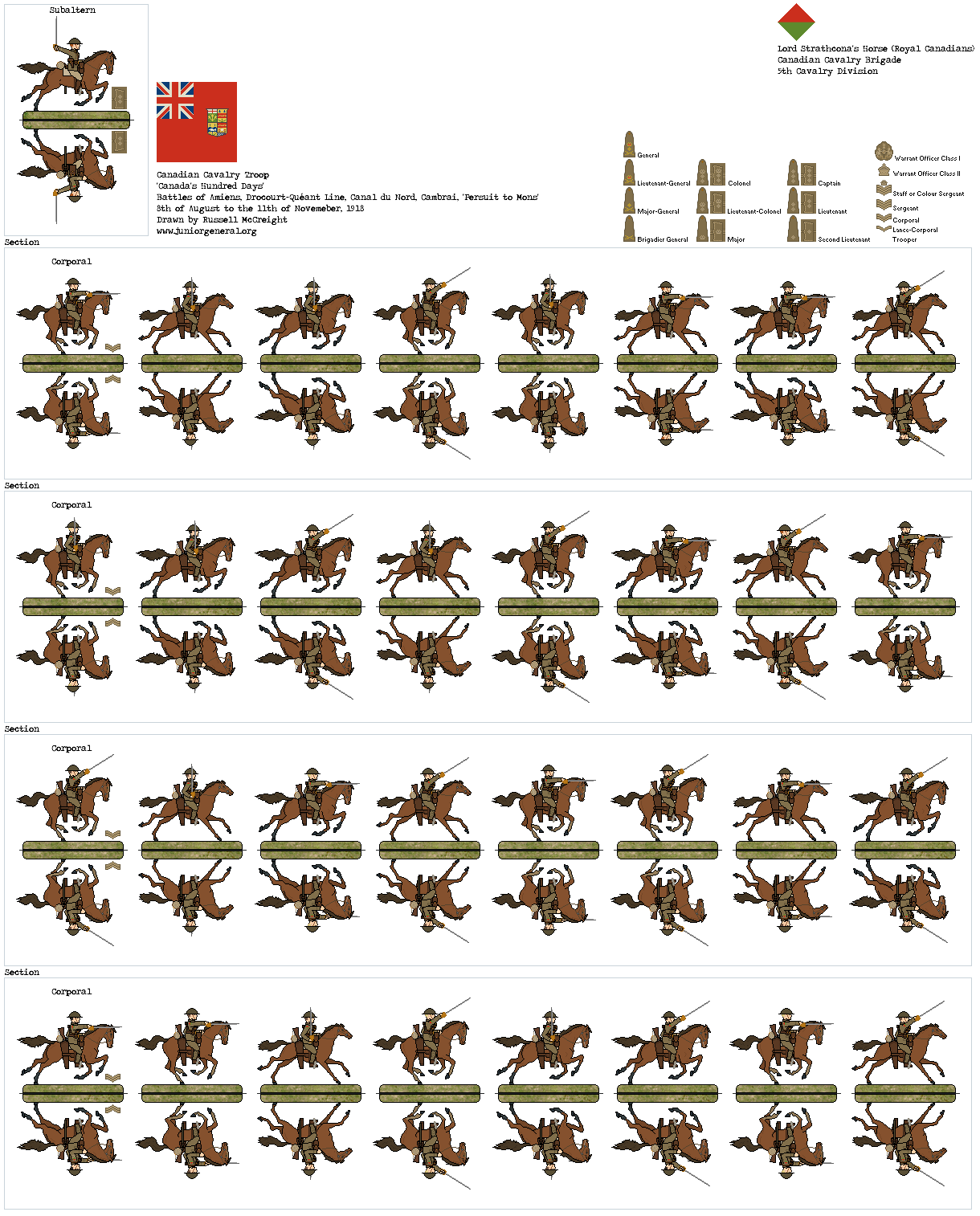 Canadian Cavalry Troop