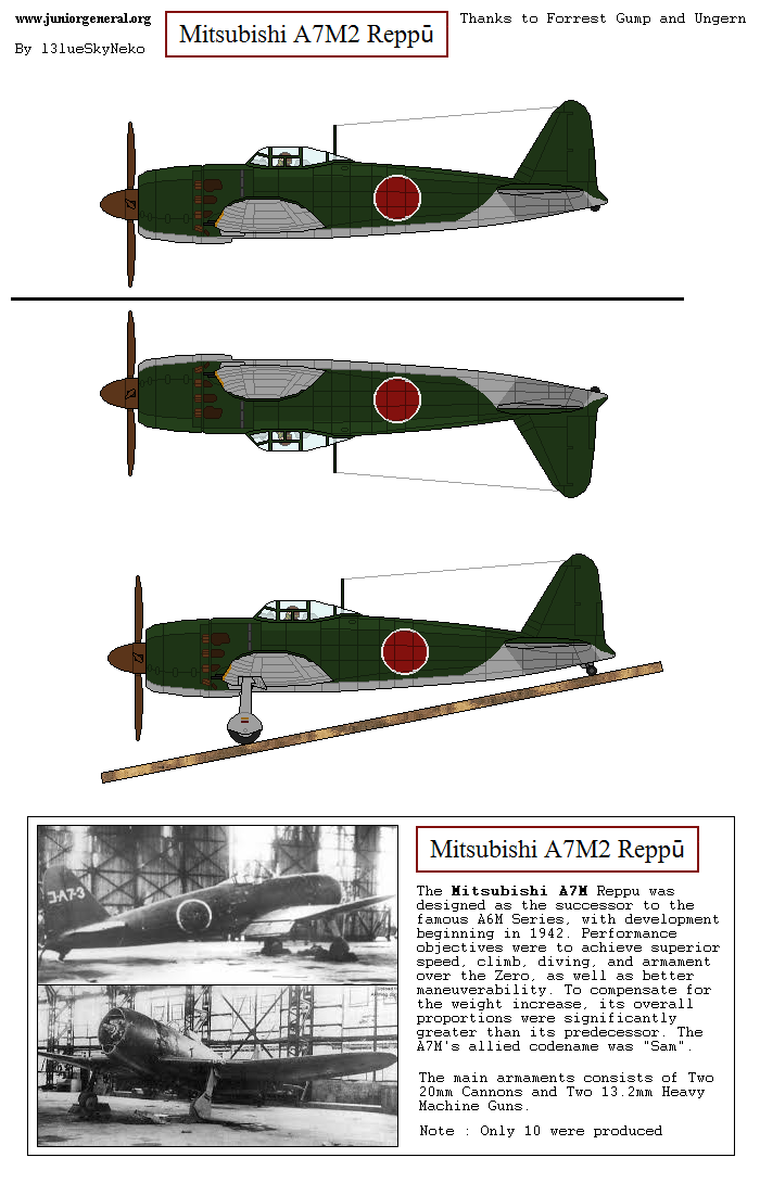 Mitsubishi A7M2 Reppu