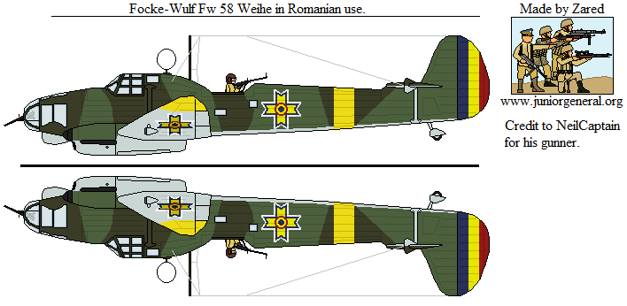 Romanian Focke-Wulf Fw-58