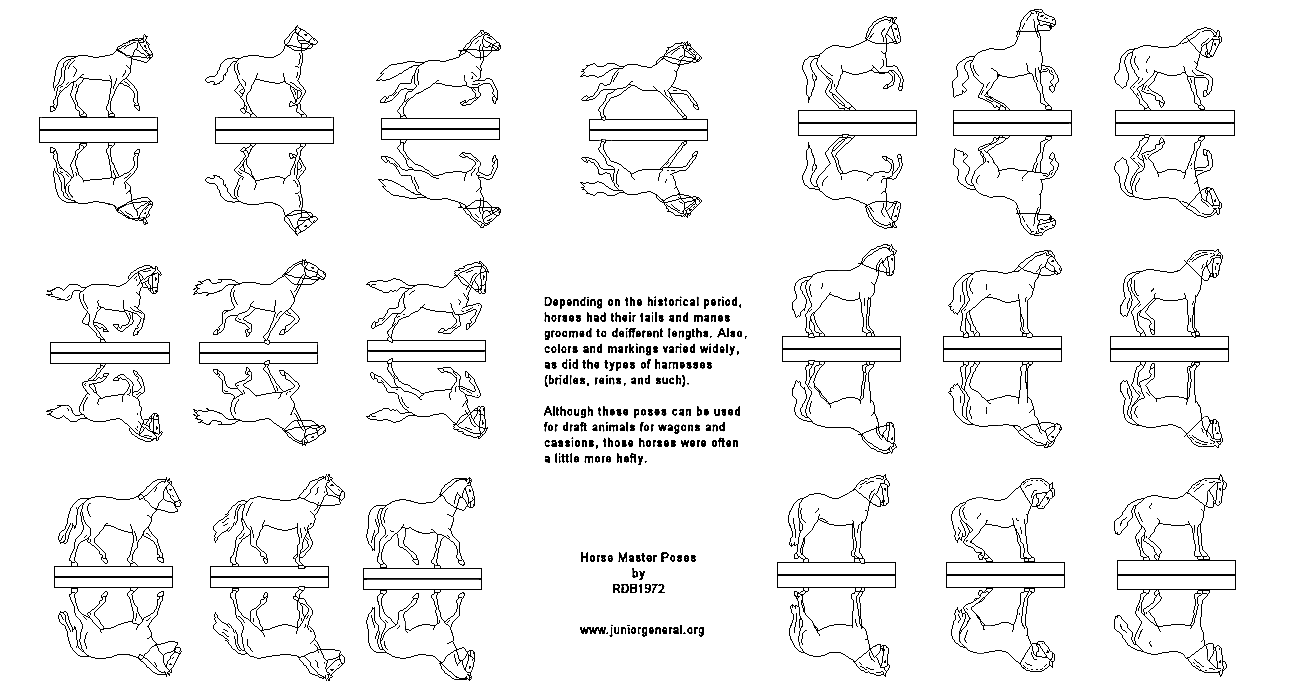 Horse Master Poses