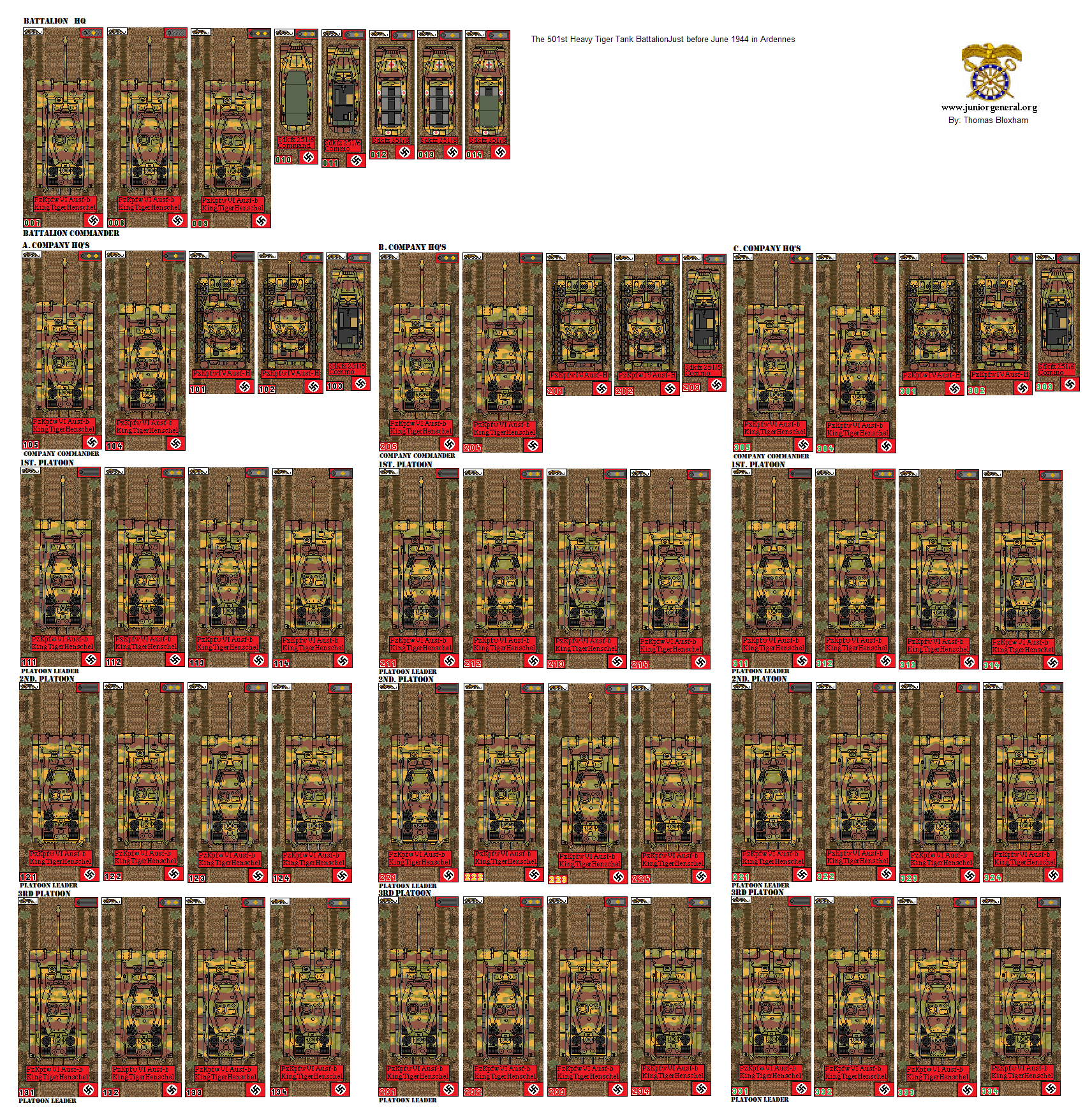 German Tiger Tank Battalion