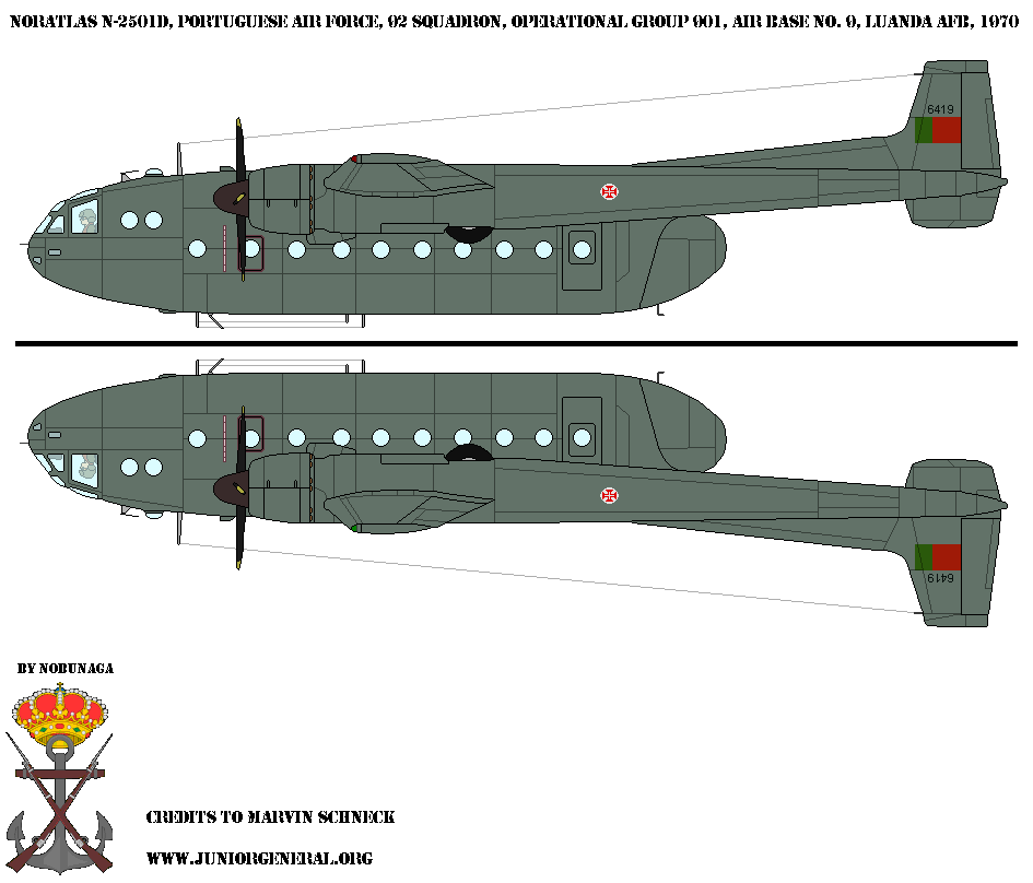 Portuguese Noratlas N-2501D