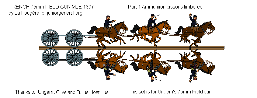 French 75mm Field Gun (Caisson)