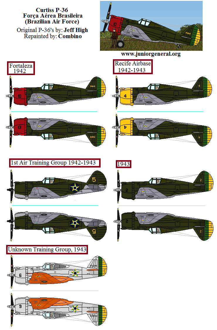 Brazilian Curtiss P-36