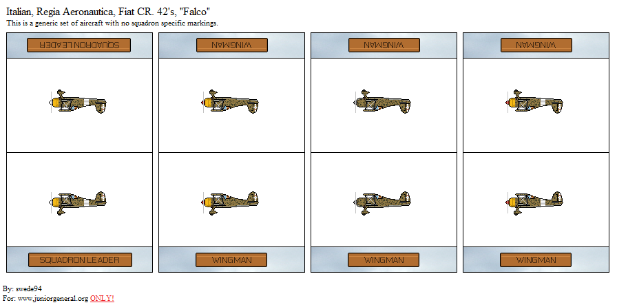 italian Fiat CR. 42 Falco