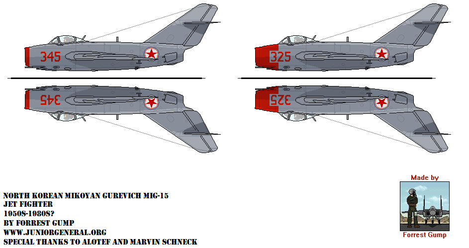 North Korean MiG-15 Aircraft