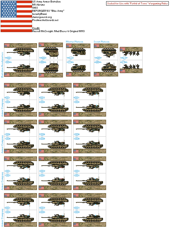 US M1 Abrams Tank Battalion