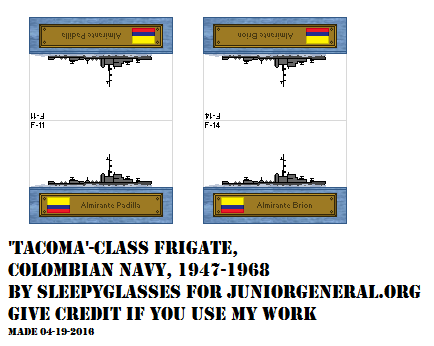 Colombian Frigate