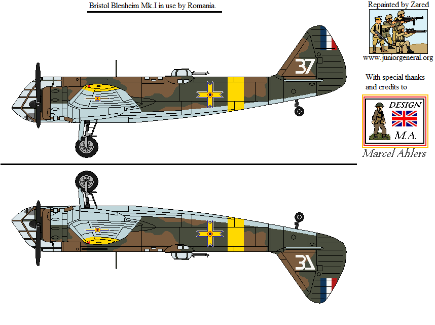 Romanian Bristol Blenheim Mk I