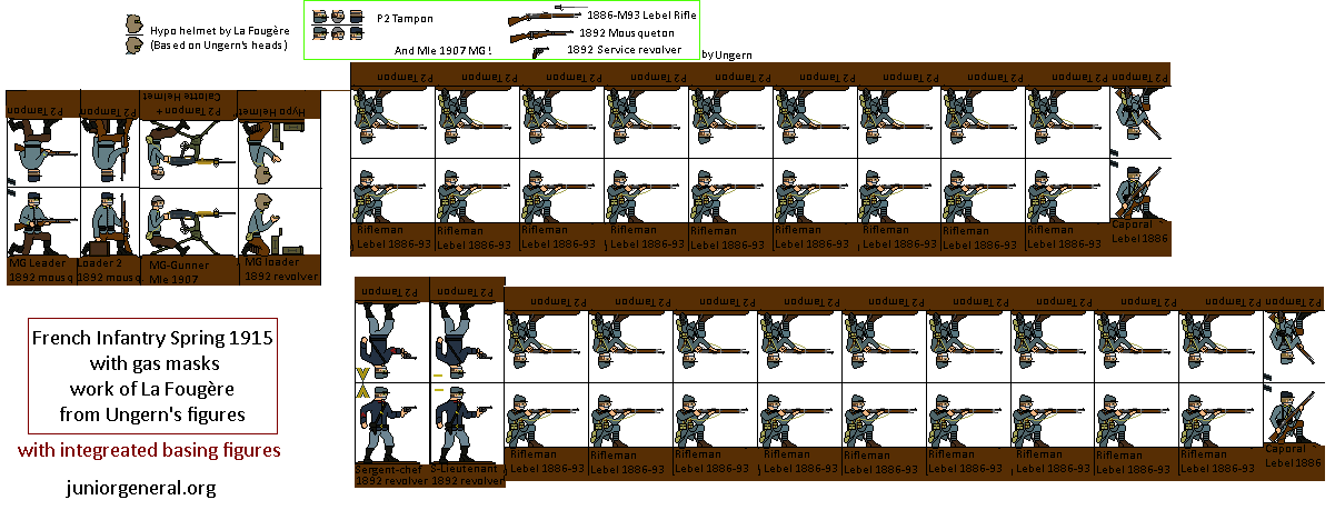 French Infantry (Gas Masks)