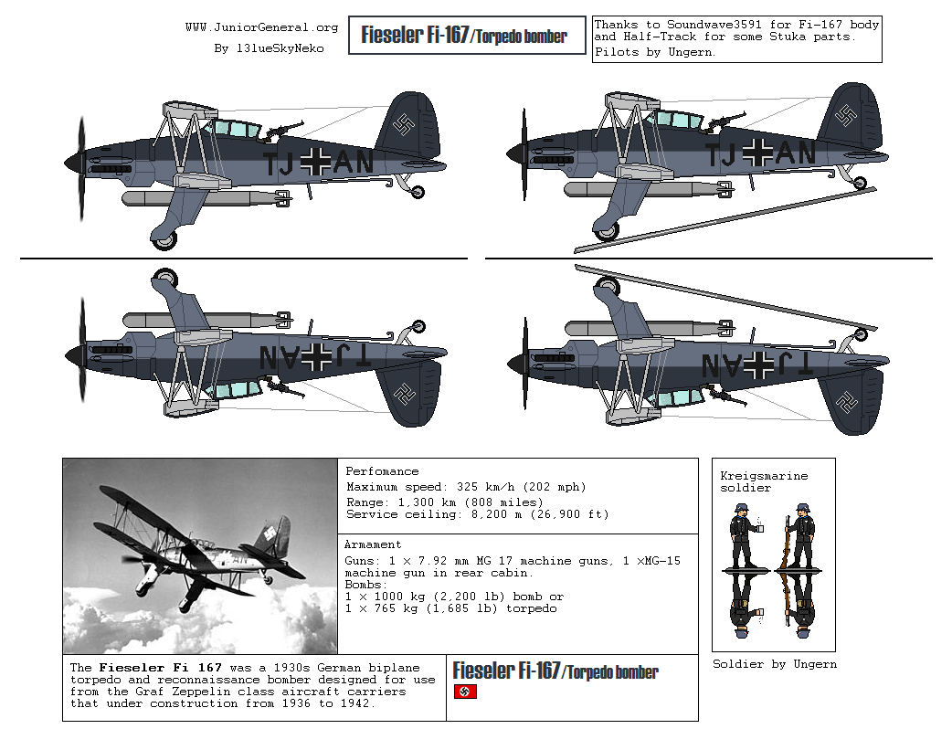 Fieseler Fi-167 Torpedo Plane