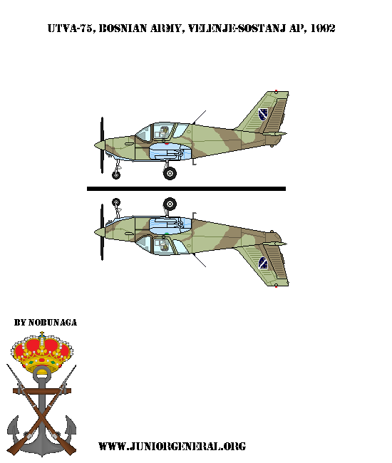 Bosnian UTVA-75 Aircraft