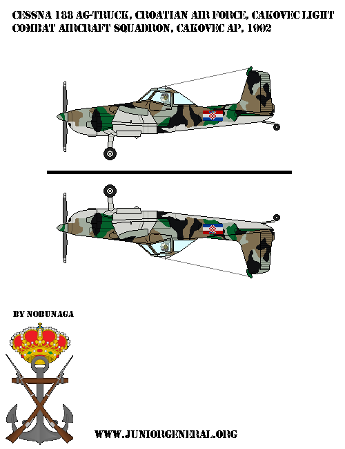 Croatian Cessna 188 AG-Truck Aircraft