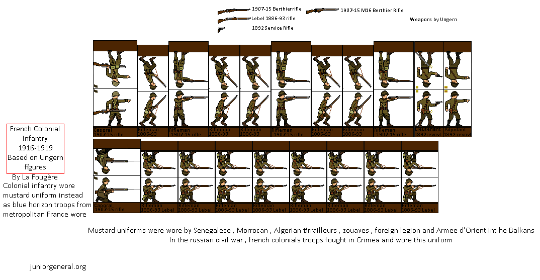 French Colonial Infantry (1916 - 1919)