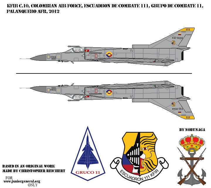 Colombian Kfir C.10 Aircraft
