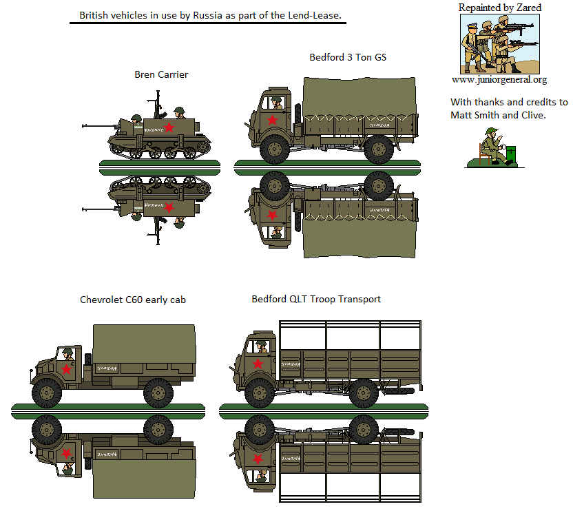British Lend Lease Vehicles