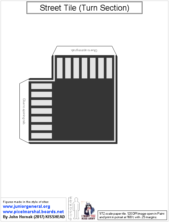 Street Tile Turn Section